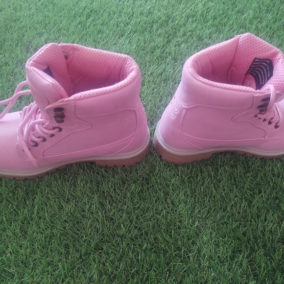 LUGZ PinK "Slip Resistant" Work-Boots: Size 7 Outdoor/Hike/Walking - Picture 3 of 9